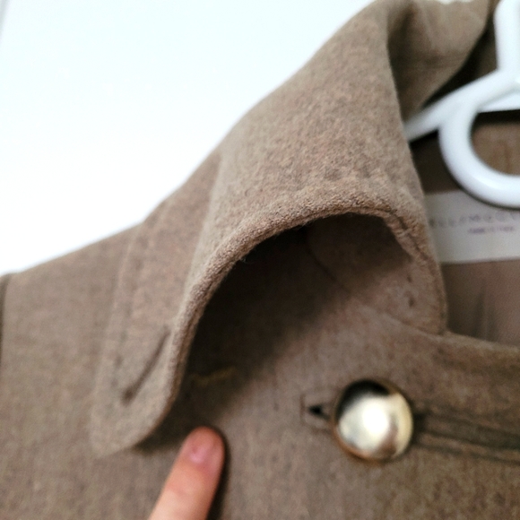 Stella McCartney Lana Wool Beige Coat - Picture 4 of 9